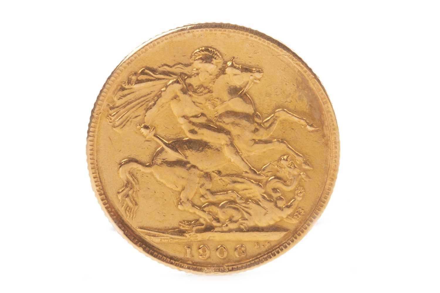 Lot 527 - A GOLD SOVEREIGN, 1906