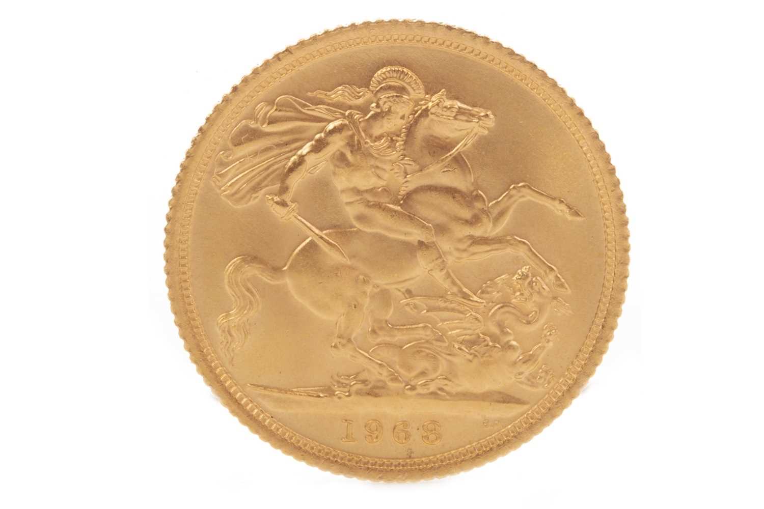 Lot 536 - A GOLD SOVEREIGN,  1968