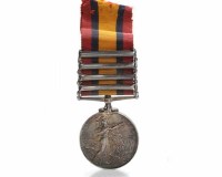 Lot 1136 - QUEEN'S SOUTH AFRICA MEDAL with four bars...