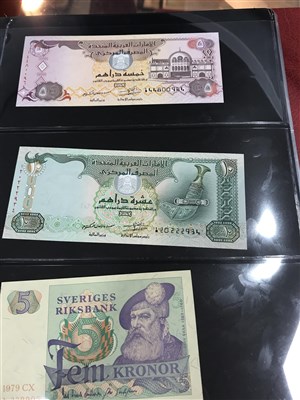 Lot 543 - A COLLECTION OF INTERNATIONAL BANKNOTES