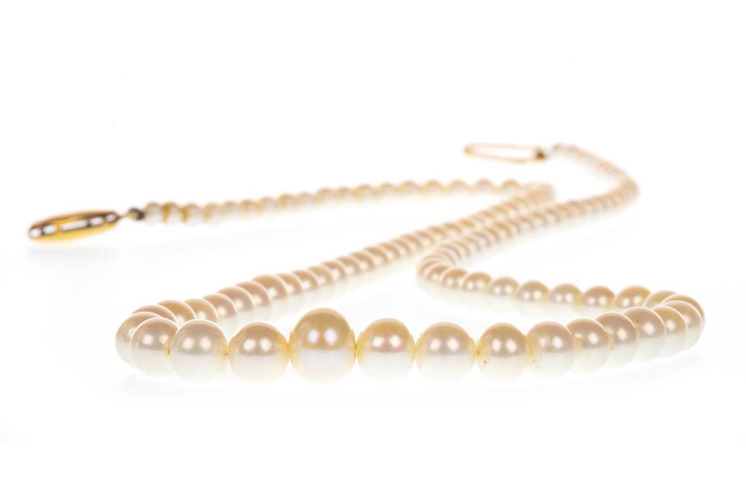 Lot 175 - A PEARL NECKLACE