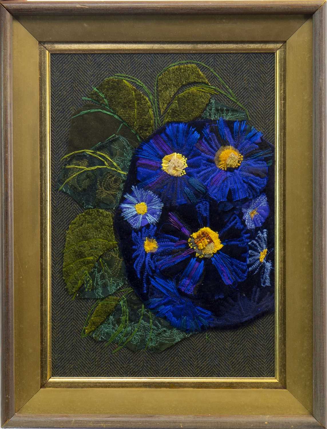 Lot 528 - BLUE POSY, A TEXTILE INSTALLATION BY KIRSTY MCFARLANE