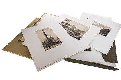 Lot 440 - GLASGOW, FIFTY DRAWINGS, A SET OF 50 PHOTOGRAUVES BY MUIRHEAD BONE