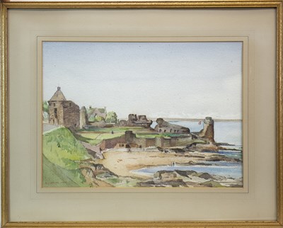 Lot 622 - ST ANDREW'S ANBEY, A WATERCOLOUR BY ALEXANDER ADAM