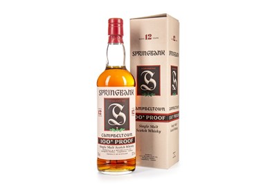 Lot 81 - SPRINGBANK AGED 12 YEARS 100 PROOF