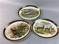 Lot 71 - A SET OF SIX ROYAL DOULTON PLATES AND OTHER CERAMIC ITEMS