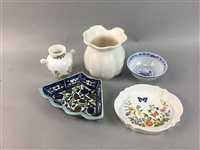 Lot 71 - A SET OF SIX ROYAL DOULTON PLATES AND OTHER CERAMIC ITEMS