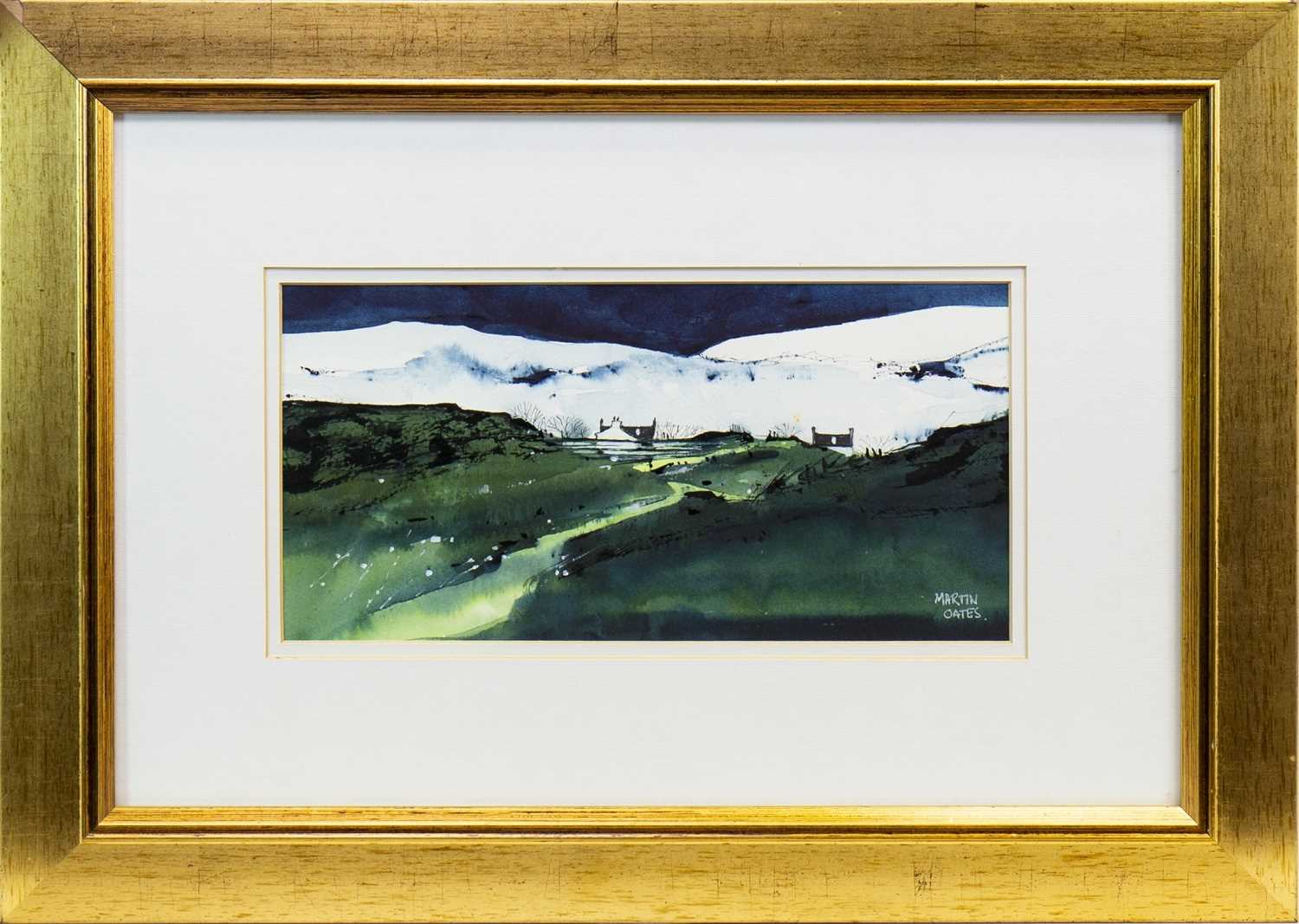 Lot 534 - WINTER,  SUTHERLAND, A WATERCOLOUR BY MARTIN OATES