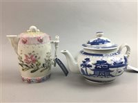Lot 117 - A LOT OF FOUR CHINESE TEA POTS AND OTHER ASIAN CERAMICS