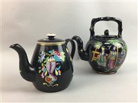 Lot 117 - A LOT OF FOUR CHINESE TEA POTS AND OTHER ASIAN CERAMICS
