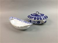 Lot 115 - A SET OF SIX LIMOGES HAVILAND DISHES, BESWICK VASE AND OTHER CERAMICS