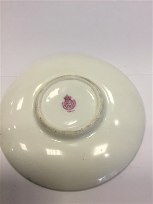 Lot 1273 - A ROYAL WORCESTER COFFEE CUP AND SAUCER BY A BARRY