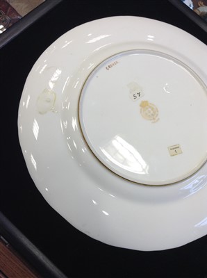 Lot 1285 - A ROYAL WORCESTER  PLATE BY EDWARD TOWNSEND