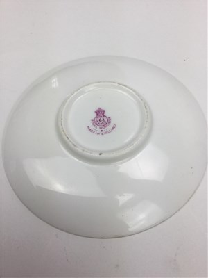 Lot 1072 - A ROYAL WORCESTER COFFEE CUP AND SAUCER BY HARRY STINTON