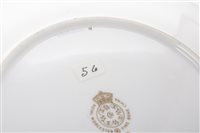 Lot 1080 - A ROYAL WORCESTER PLATE BY DAVID A WHATMORE