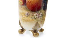 Lot 1082 - A PAIR OF ROYAL WORCESTER VASES BY WILLIAM RICKETTS
