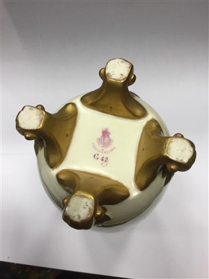 Lot 1082 - A PAIR OF ROYAL WORCESTER VASES BY WILLIAM RICKETTS