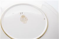 Lot 1092 - A ROYAL WORCESTER PLATE BY BRIAN LEAMAN
