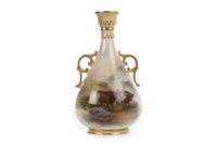 Lot 1108 - A ROYAL WORCESTER VASE BY HARRY STINTON