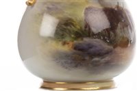 Lot 1108 - A ROYAL WORCESTER VASE BY HARRY STINTON