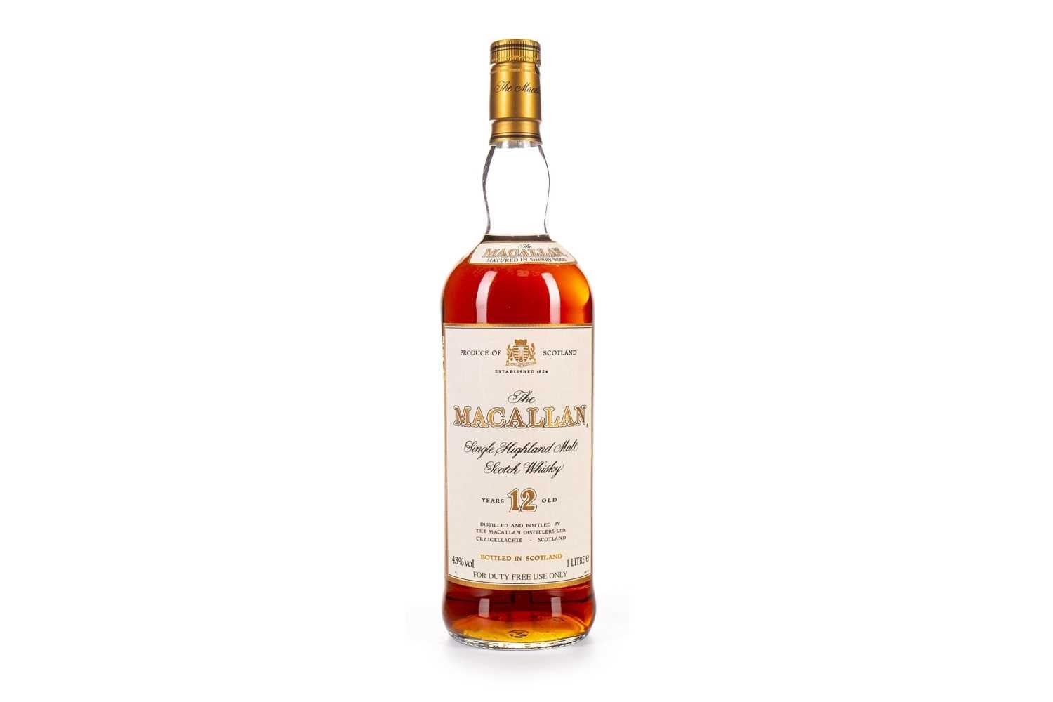 Lot 98 - MACALLAN 12 YEARS OLD - ONE LITRE