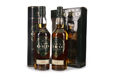 Lot 327 - TWO BOTTLES OF GLEN ORD 12 YEARS OLD