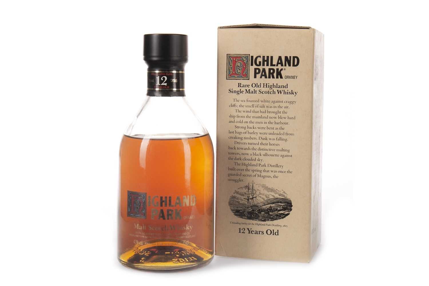 Lot 108 - HIGHLAND PARK 12 YEARS OLD DUMPY BOTTLE - LOW FILL