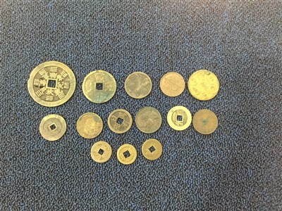 Lot 1031 - A COLLECTION OF CHINESE COINS