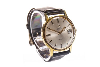 Lot 884 - A GENTLEMAN'S OMEGA GENEVE AUTOMATIC PLATED WATCH