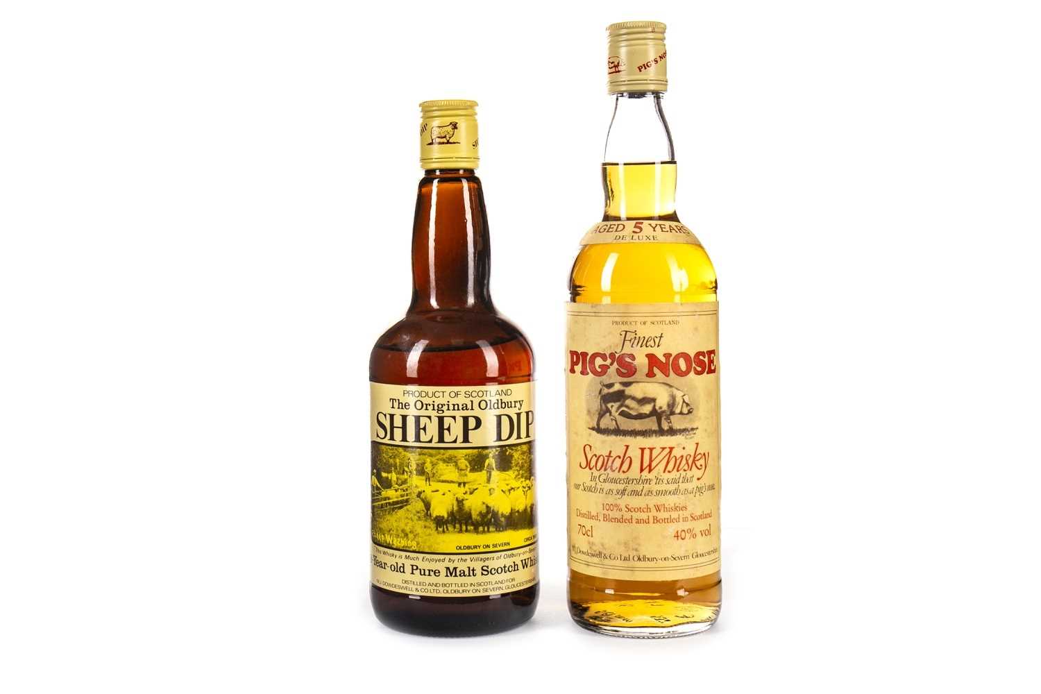 Lot 439 - SHEEP DIP & PIG'S NOSE AGED 5 YEARS