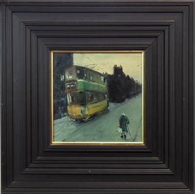 Lot 617 - TRAM AND TENEMENT, AN OIL BY GORDON G HENDERSON