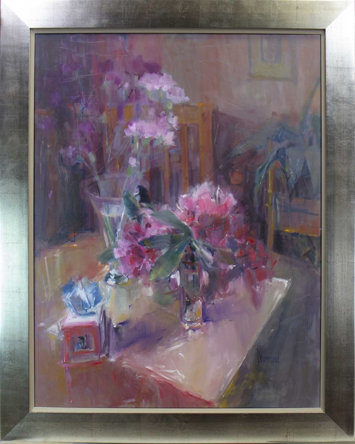 Lot 701 - MY MOTHER'S HOUSE, AN OIL BY MARION DRUMMOND