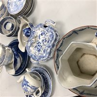 Lot 310 - A LOT OF BLUE AND WHITE CERAMICS