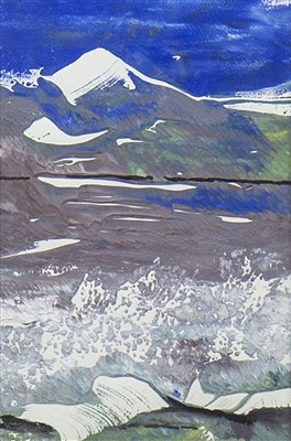 Lot 521 - WINTER MOUNTAINS, A CONTEMPORARY SCHOOL OIL