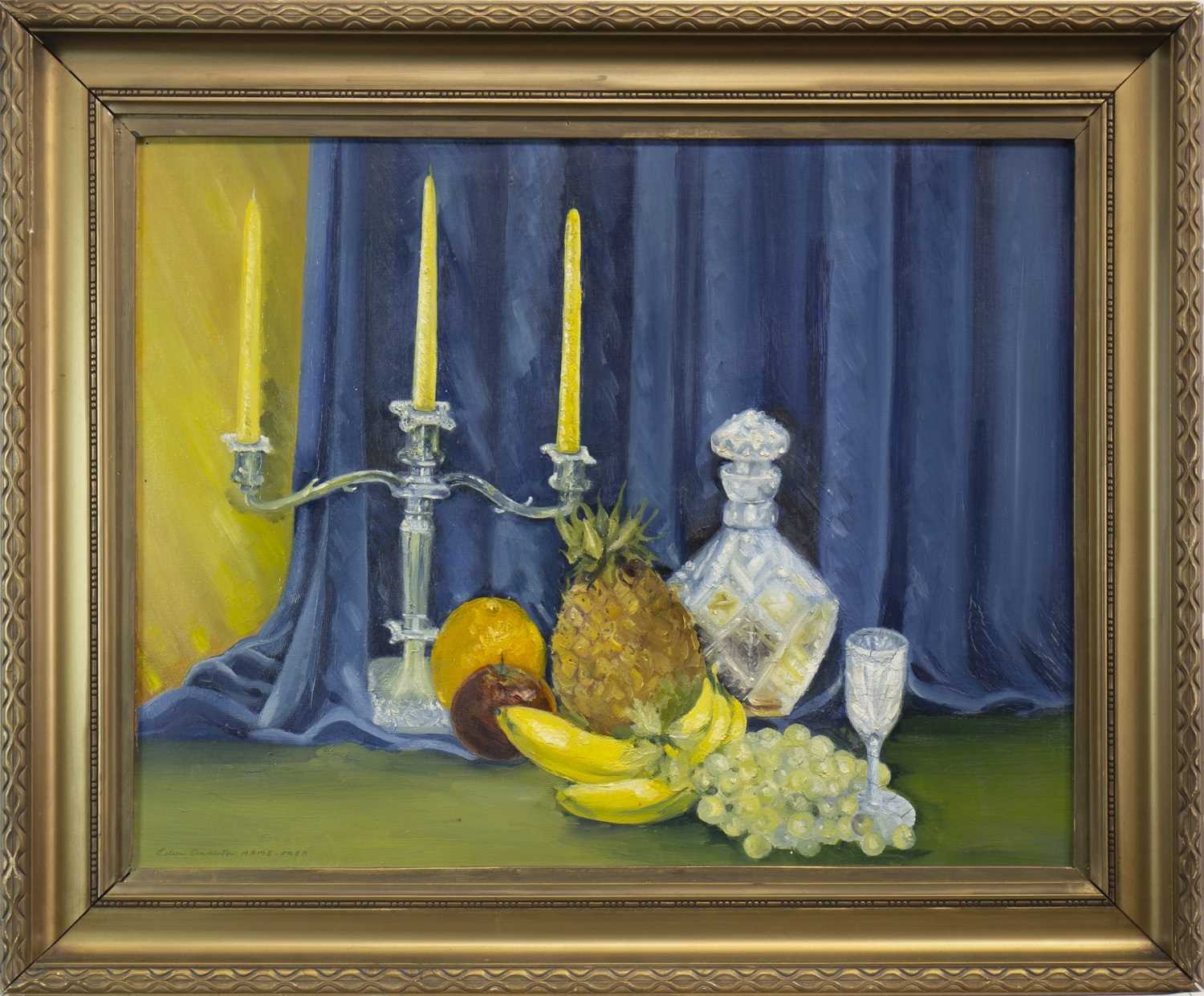 Lot 645 - STILL LIFE, AN OIL BY EILEEN ANDERSON
