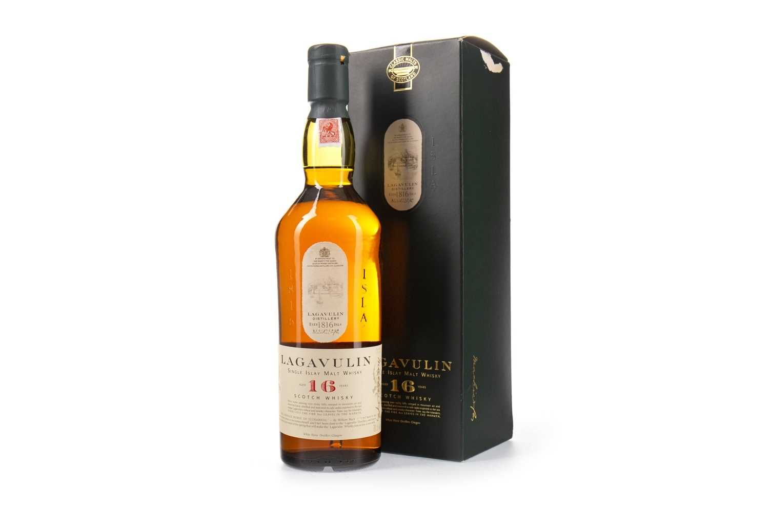 Lot 134 - LAGAVULIN AGED 16 YEARS WHITE HORSE
