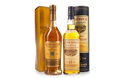 Lot 357 - GLENMORANGIE 15 YEARS OLD & 10 YEARS OLD