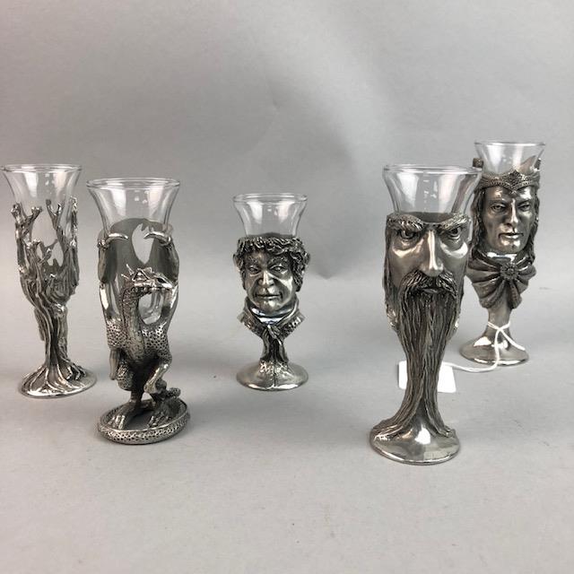 royal selangor lord of the rings shot glasses