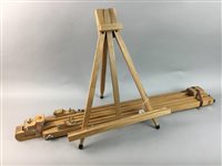 Lot 342 - A TABLE TOP EASEL AND A SKETCHING EASEL