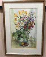 Lot 354 - A WATERCOLOUR BY JOHN S. CLARK AND ANOTHER PAINTING OF BIRDS