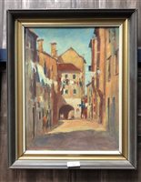 Lot 351 - AN OIL ON BOARD BY J.D. HENDERSON