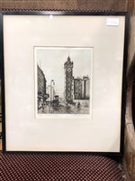 Lot 348 - A JAMES PAXTON & CO BRASS NAME PLATE WITH DRAWINGS AND ETCHINGS