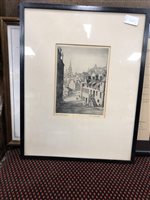 Lot 348 - A JAMES PAXTON & CO BRASS NAME PLATE WITH DRAWINGS AND ETCHINGS