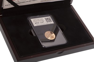 Lot 602 - 2015 ST GEORGE'S DAY DATESTAMP GOLD PROOF SOVEREIGN