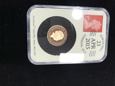 Lot 602 - 2015 ST GEORGE'S DAY DATESTAMP GOLD PROOF SOVEREIGN