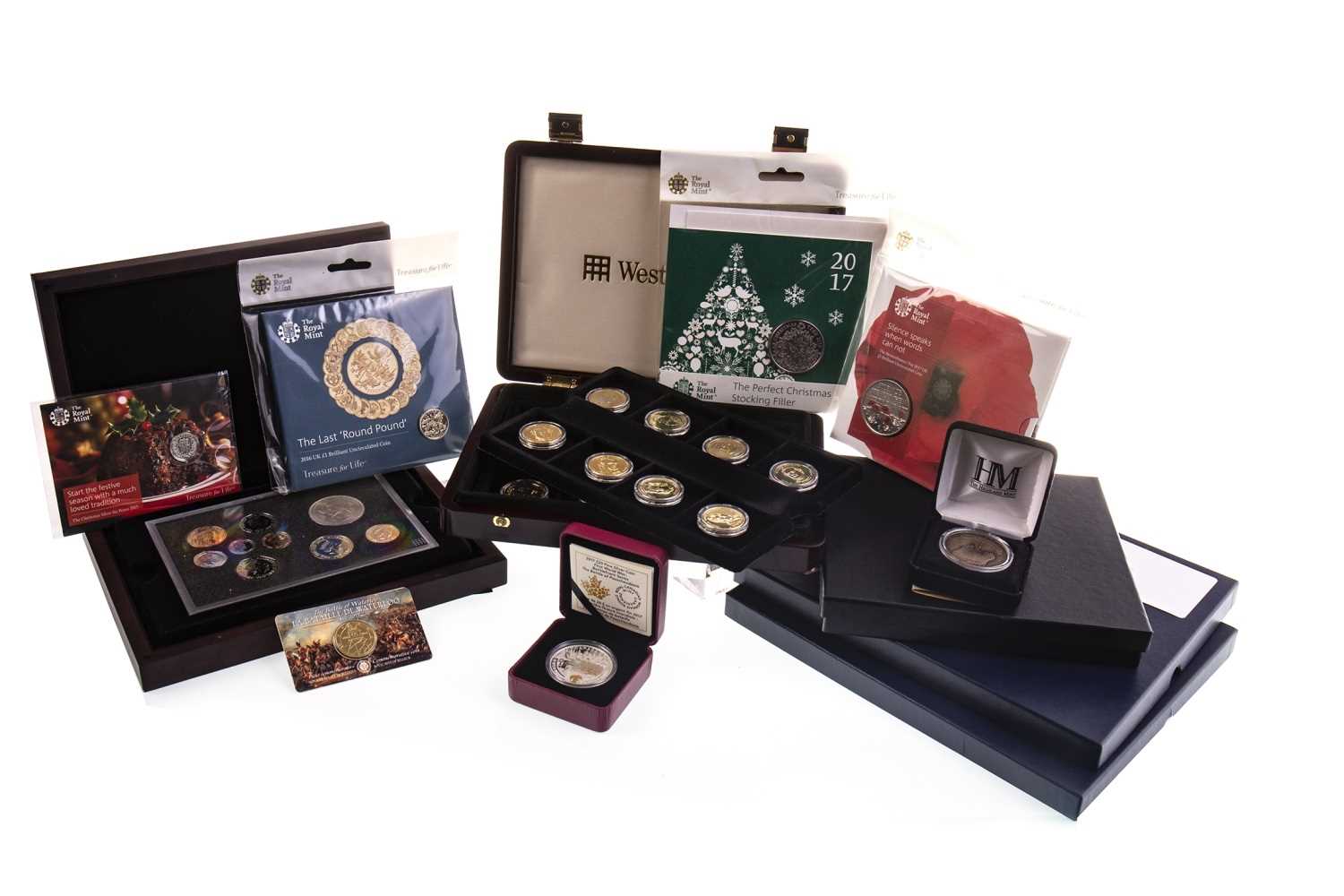 Lot 603 - A GROUP OF VARIOUS COMMEMORATIVE AND COLLECTIBLE COINS