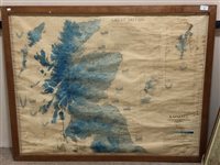 Lot 360 - A LOT OF TWO FRAMED MAPS