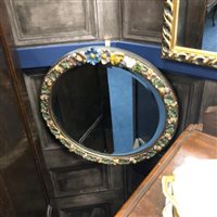 Lot 411 - A LOT OF FIVE VARIOUS MIRRORS
