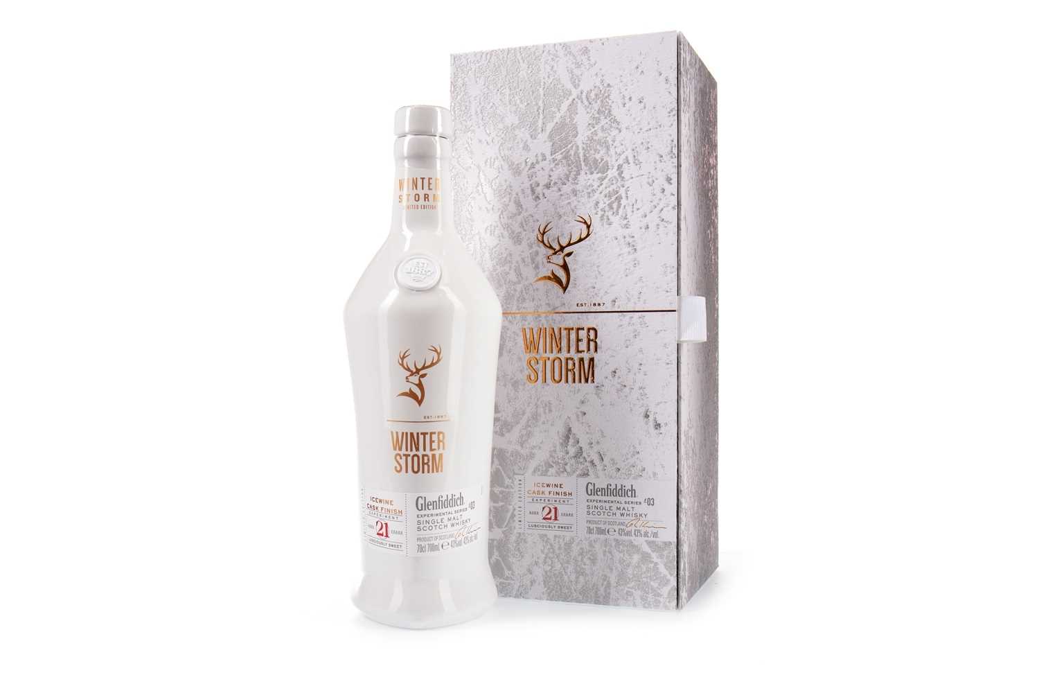 Lot 157 - GLENFIDDICH WINTER STORM AGED 21 YEARS