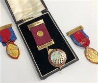 Lot 260 - A LOT OF FOUR MASON'S MEDALS